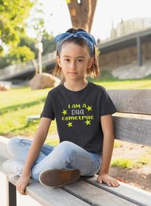 Dua Come True Eid Half Sleeves T-Shirt For Girls -KidsFashionVilla