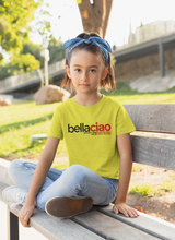 Load image into Gallery viewer, Bella Ciao Money Heist Half Sleeves T-Shirt For Girls -KidsFashionVilla
