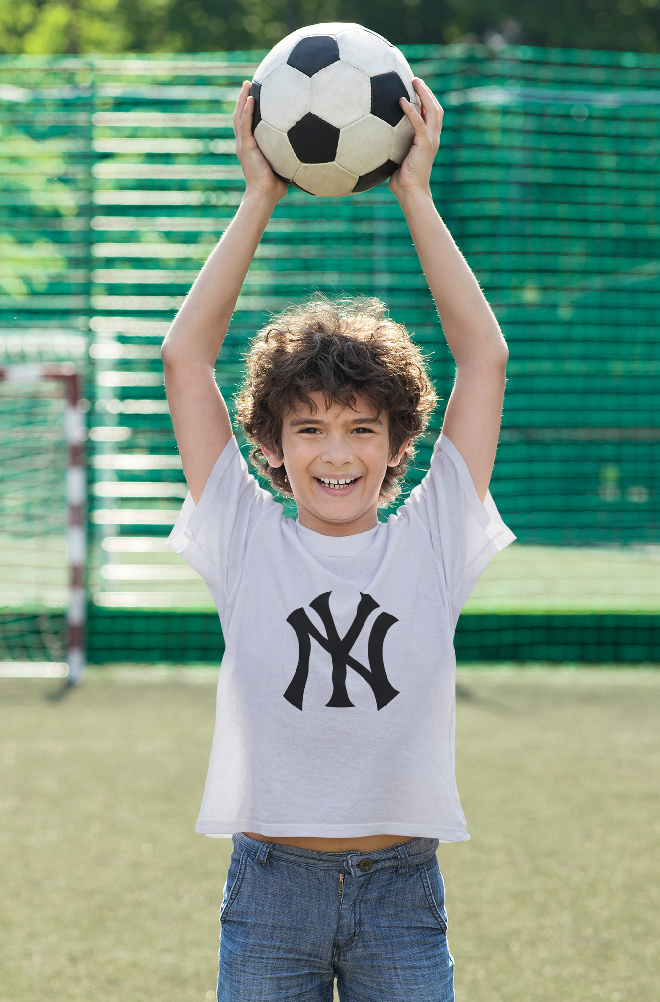 New York Yankees Half Sleeves T-Shirt for Boy-KidsFashionVilla