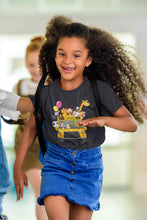 Load image into Gallery viewer, Zoo Bus Cartoon Half Sleeves T-Shirt For Girls -KidsFashionVilla
