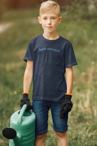Born Annoyed Minimals Half Sleeves T-Shirt for Boy-KidsFashionVilla