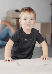 Create Minimals Half Sleeves T-Shirt for Boy-KidsFashionVilla
