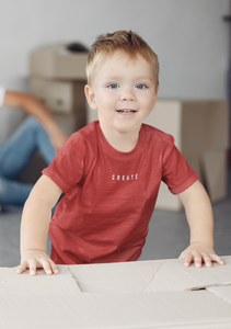 Create Minimals Half Sleeves T-Shirt for Boy-KidsFashionVilla