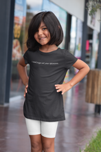 Load image into Gallery viewer, I Need Pizza Minimals Half Sleeves T-Shirt For Girls -KidsFashionVilla
