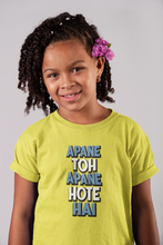 Load image into Gallery viewer, Apne Toh Apne Hote Hain Half Sleeves T-Shirt For Girls -KidsFashionVilla
