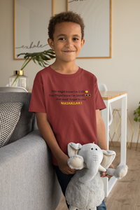 Mashallah Half Sleeves T-Shirt for Boy-KidsFashionVilla
