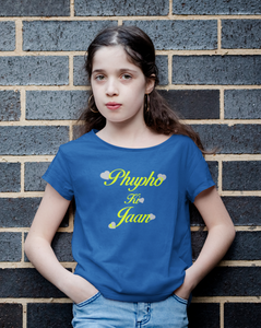 Phupho Ki Jaan Eid Half Sleeves T-Shirt For Girls -KidsFashionVilla