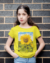 Load image into Gallery viewer, Its A Time Minimals Half Sleeves T-Shirt For Girls -KidsFashionVilla
