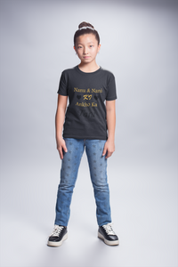 Nanu Nani Ki Ankho Ka Tara Half Sleeves T-Shirt For Girls -KidsFashionVilla