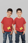 Twins Are Cool Brothers Matching Kids Half Sleeves T-Shirts -KidsFashionVilla