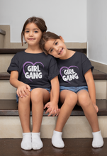 Load image into Gallery viewer, Girl Gang Matching Sister-Sister Kids Half Sleeves T-Shirts -KidsFashionVilla
