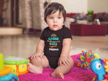 Load image into Gallery viewer, Custom Name Garbe Ghumva Re Navratri Rompers for Baby Girl- KidsFashionVilla
