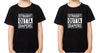 Straight outta Diapers Brother-Brother Kids Half Sleeves T-Shirts -KidsFashionVilla