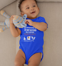 Load image into Gallery viewer, Warning FCB Barcelona Rompers for Baby Boy- FunkyTradition FunkyTradition
