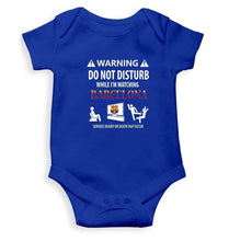 Load image into Gallery viewer, Warning FCB Rompers for Baby Girl- FunkyTradition FunkyTradition
