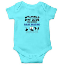 Load image into Gallery viewer, Warning Real Madrid Rompers for Baby Girl- FunkyTradition FunkyTradition
