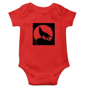 Wolf Abstract Rompers for Baby Boy- FunkyTradition FunkyTradition