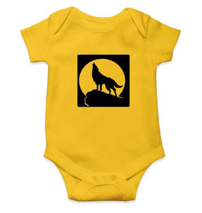 Wolf Abstract Rompers for Baby Boy- FunkyTradition FunkyTradition