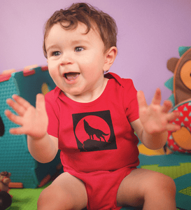 Wolf Abstract Rompers for Baby Boy- FunkyTradition FunkyTradition