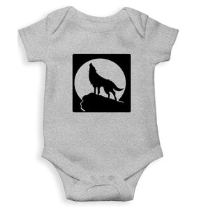 Wolf Abstract Rompers for Baby Boy- FunkyTradition FunkyTradition