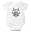 Wolf Abstract Rompers for Baby Boy- FunkyTradition FunkyTradition