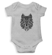 Load image into Gallery viewer, Wolf Abstract Rompers for Baby Boy- FunkyTradition FunkyTradition
