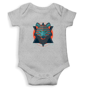 Wolf Abstract Rompers for Baby Boy- FunkyTradition FunkyTradition