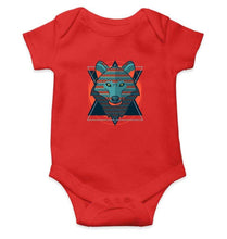 Load image into Gallery viewer, Wolf Abstract Rompers for Baby Boy- FunkyTradition FunkyTradition
