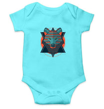 Load image into Gallery viewer, Wolf Abstract Rompers for Baby Boy- FunkyTradition FunkyTradition
