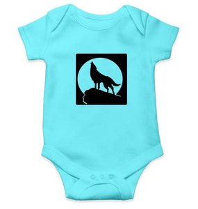 Wolf Abstract Rompers for Baby Girl- FunkyTradition FunkyTradition