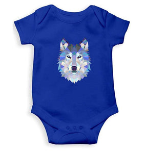 Wolf Rompers for Baby Girl- FunkyTradition FunkyTradition