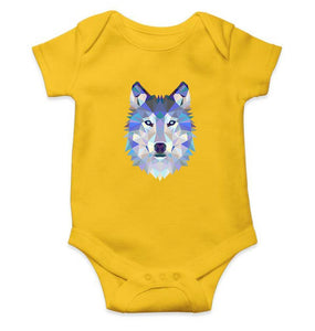 Wolf Rompers for Baby Girl- FunkyTradition FunkyTradition