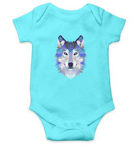 Wolf Rompers for Baby Girl- FunkyTradition FunkyTradition