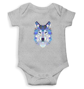 Wolf Rompers for Baby Girl- FunkyTradition FunkyTradition